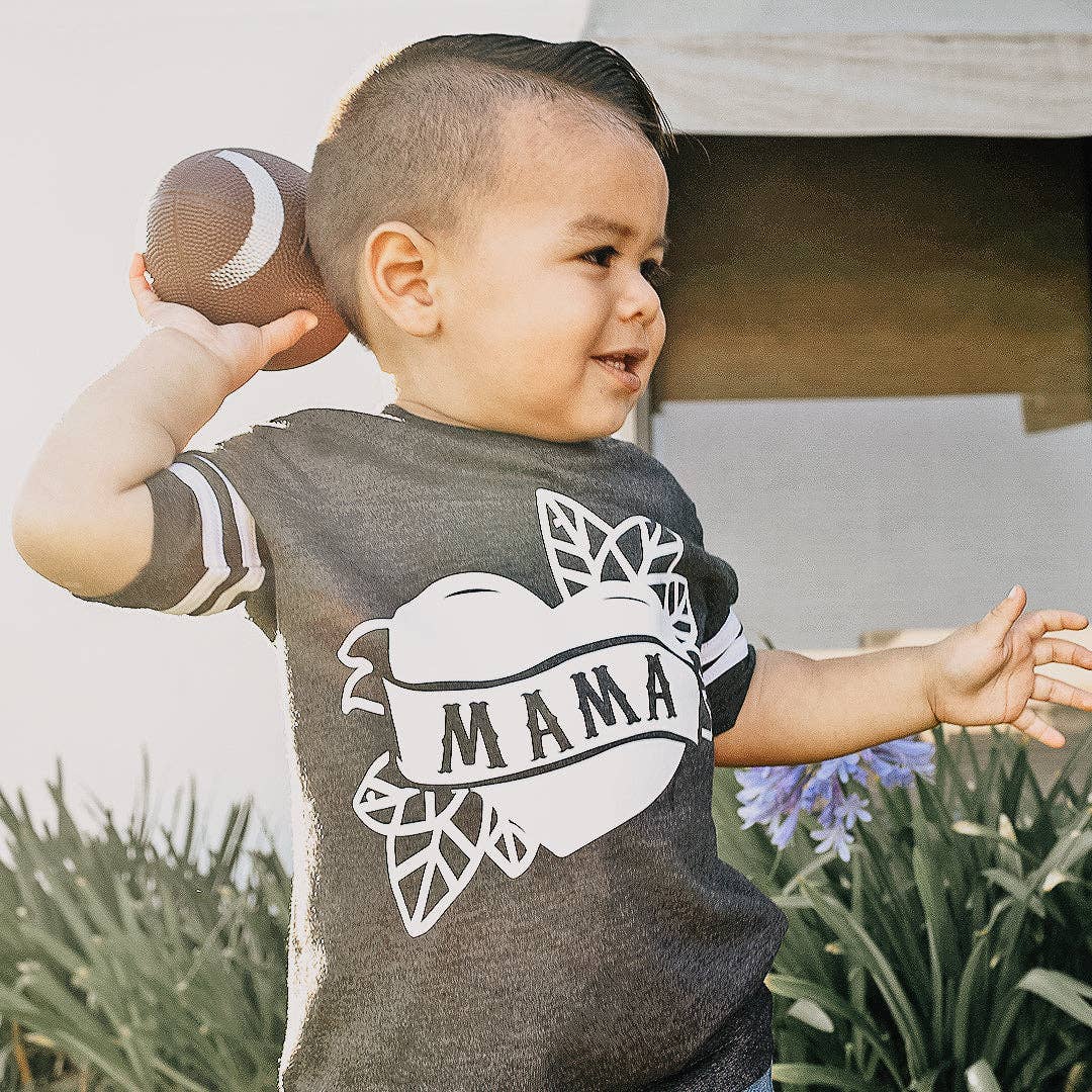 Mama Tattoo Heart - Toddler Tee, HEATHER GRAY