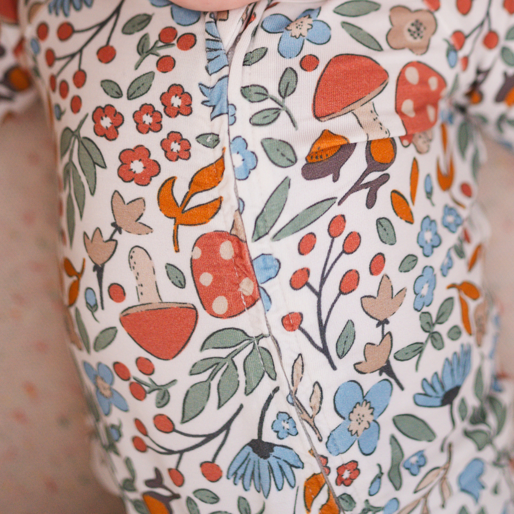 Bamboo 2-Way Convertible Zip Romper | Floral