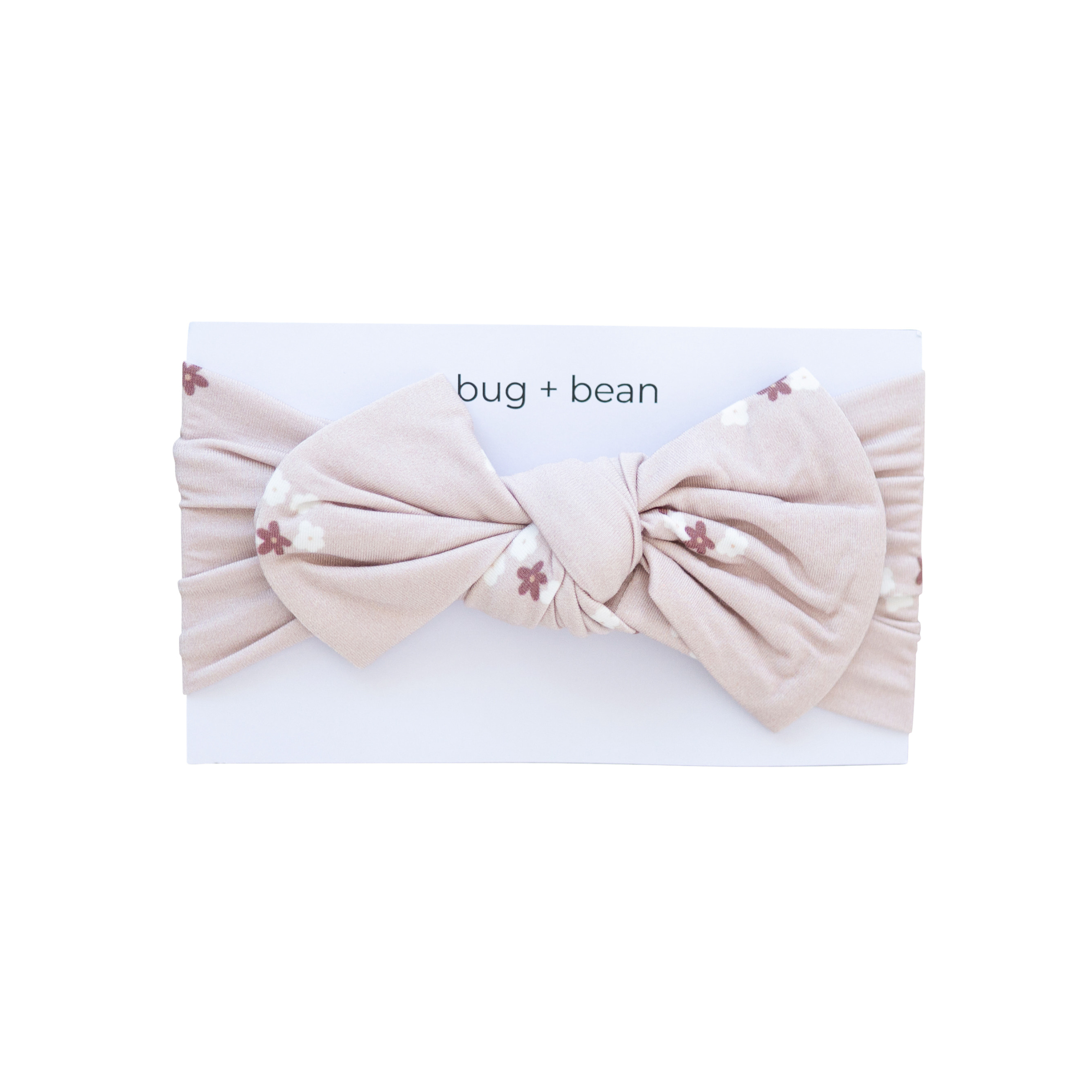 Bamboo Knot Bow | Mocha Bloom