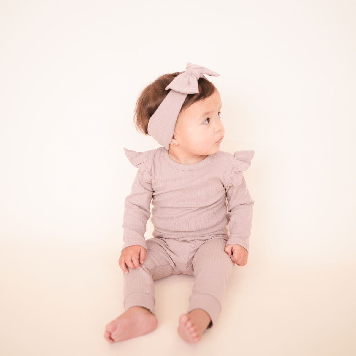 Organic Ribbed Cotton Legging