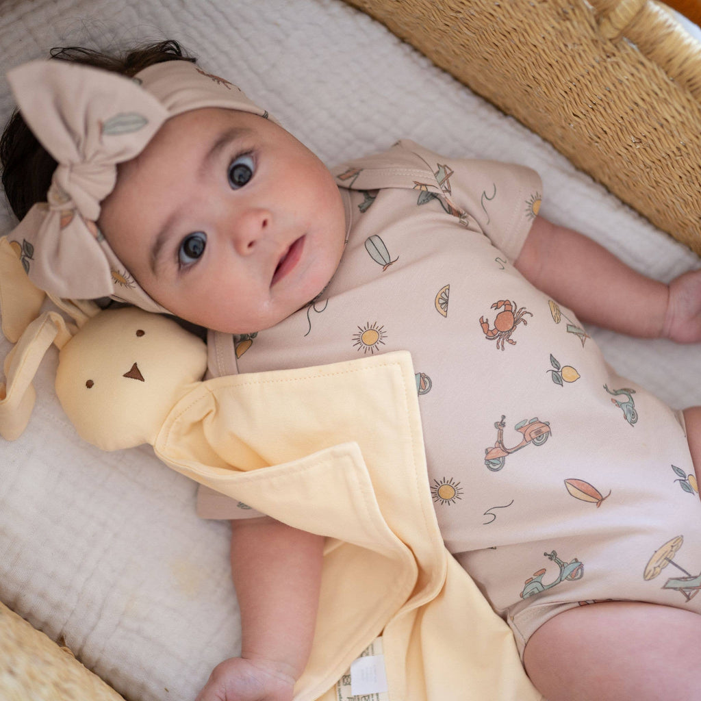 Organic Cotton Bunny Lovey – Lemonade: Lemonade Yellow