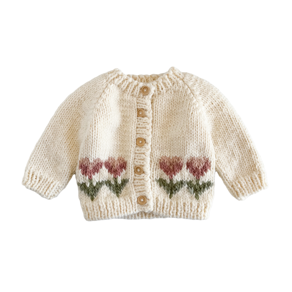 Tulip Flower Cardigan