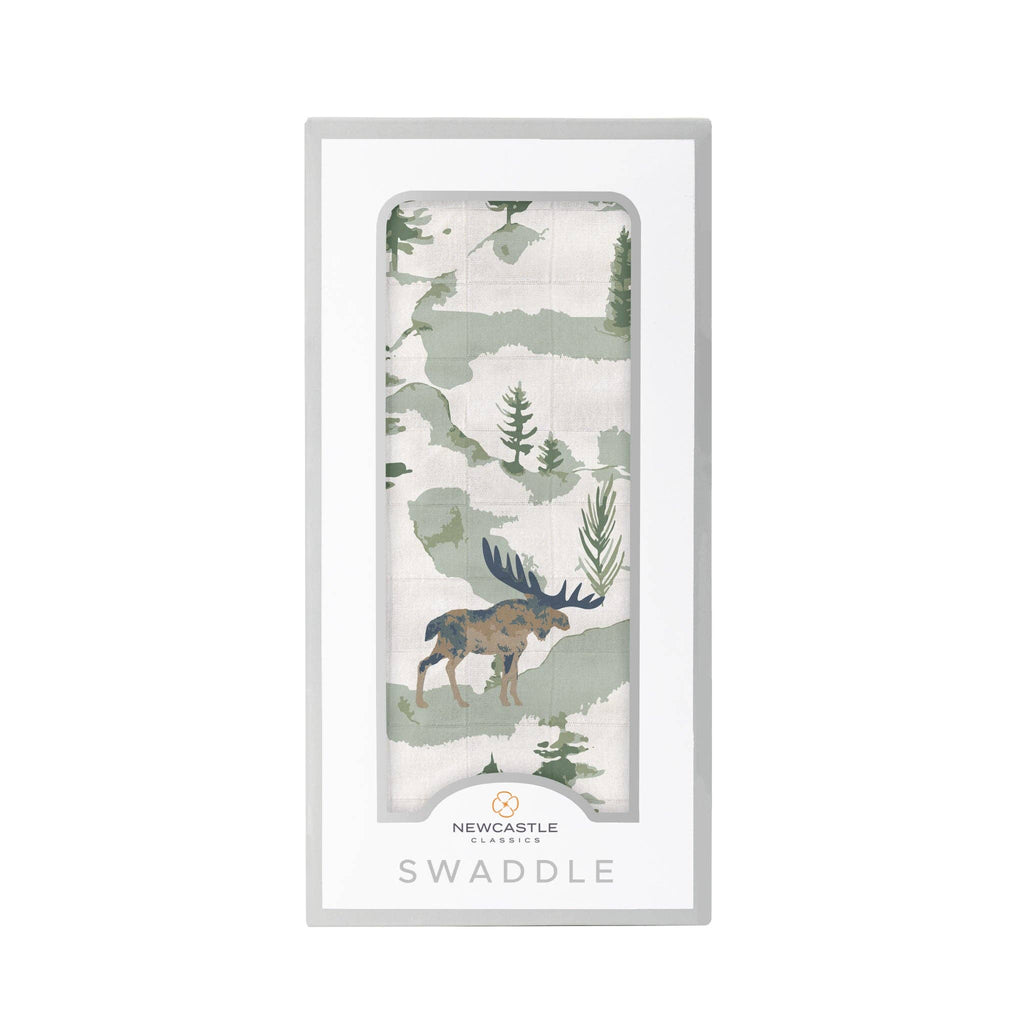 Mountain Moose Swaddle