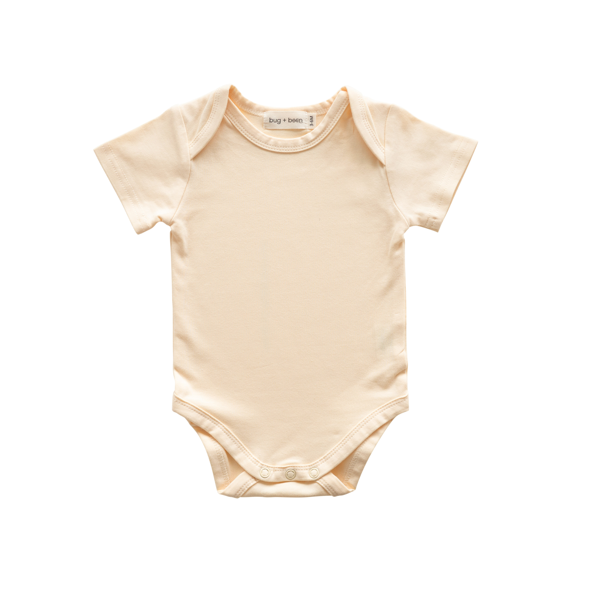 Organic Cotton Short Sleeve Bodysuit – Lemonade Yellow