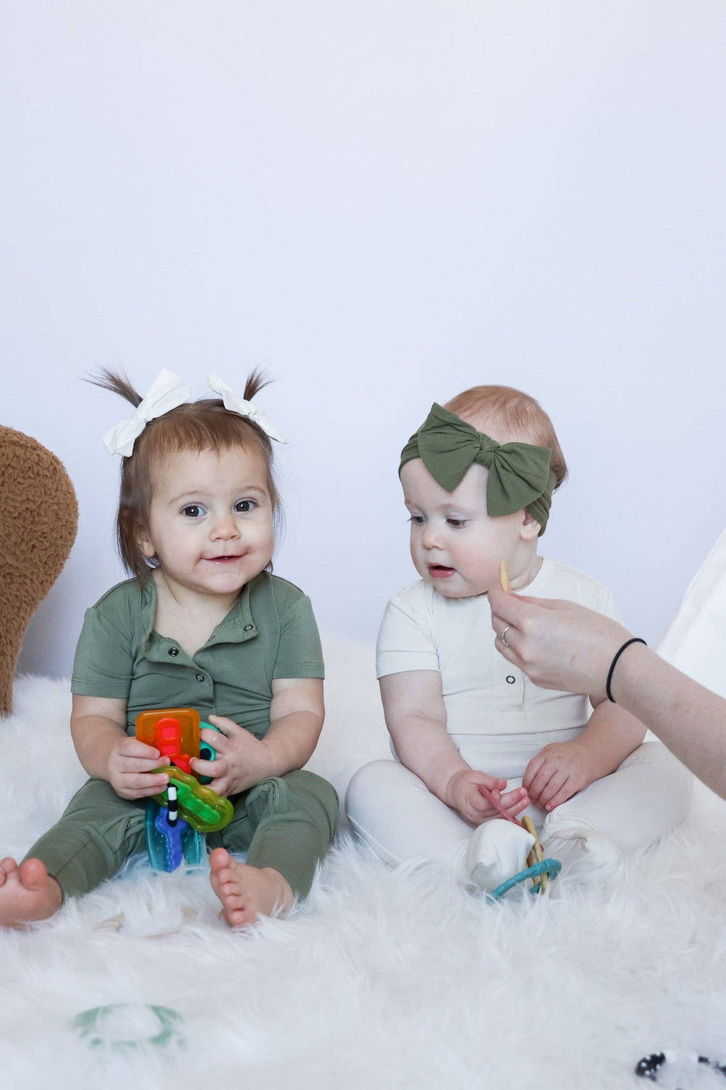 Short Sleeve Romper - Sage