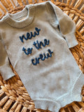 Knit Romper - Steel