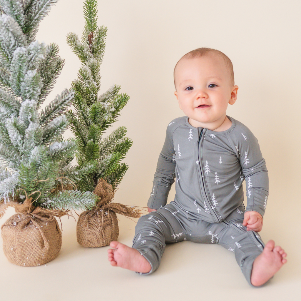 Bamboo 2-Way Convertible Zip Romper | Forest