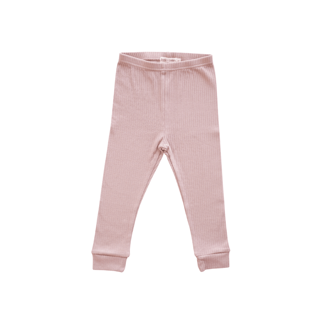 Organic Ribbed Cotton Legging