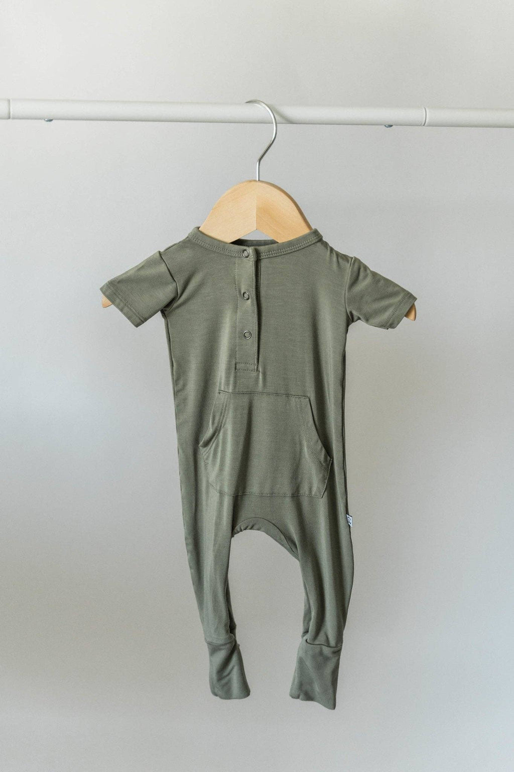 Short Sleeve Romper - Sage
