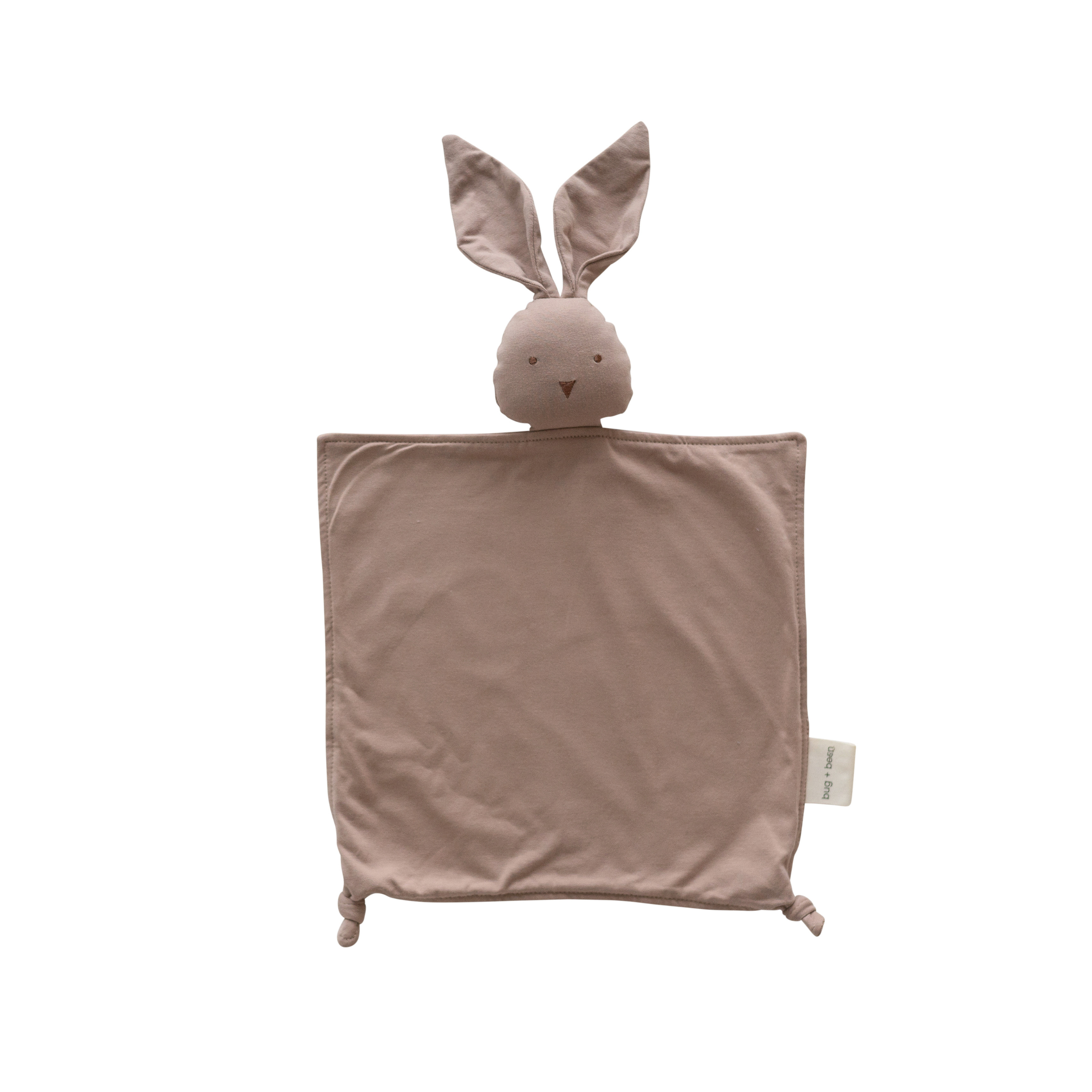 Organic Cotton Bunny Lovey – Mocha: Mocha