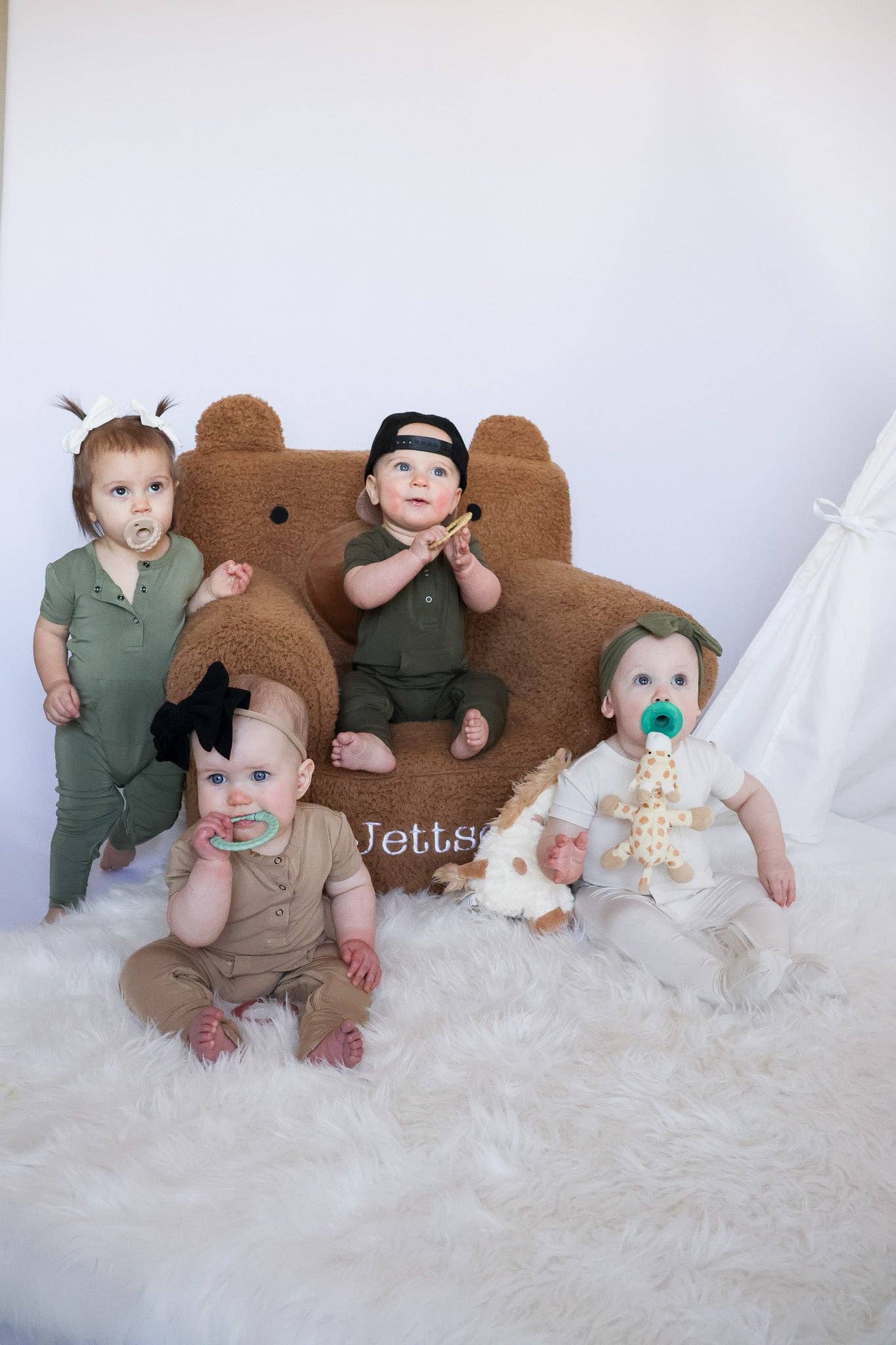 Short Sleeve Romper - Sage