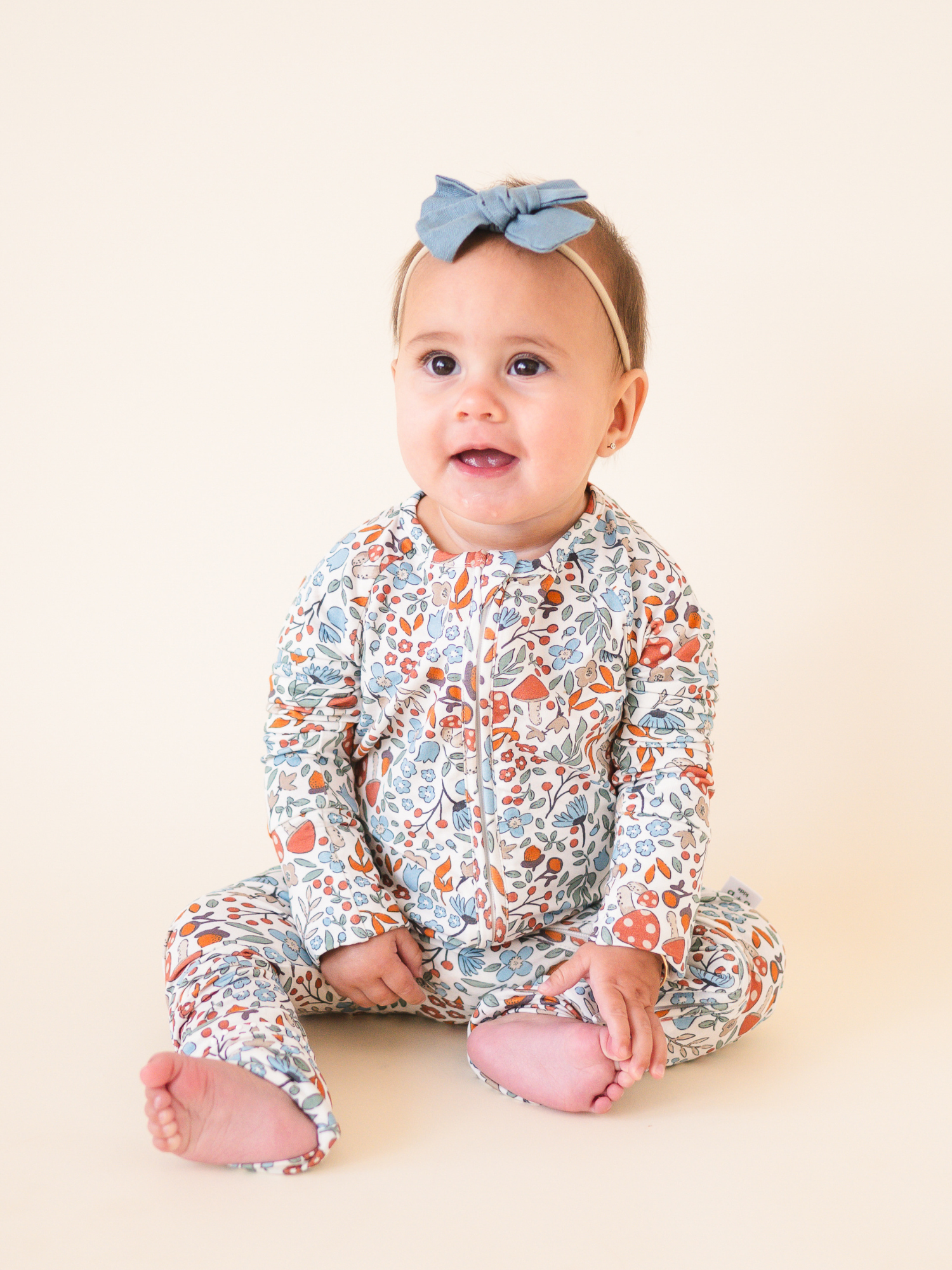 Bamboo 2-Way Convertible Zip Romper | Floral