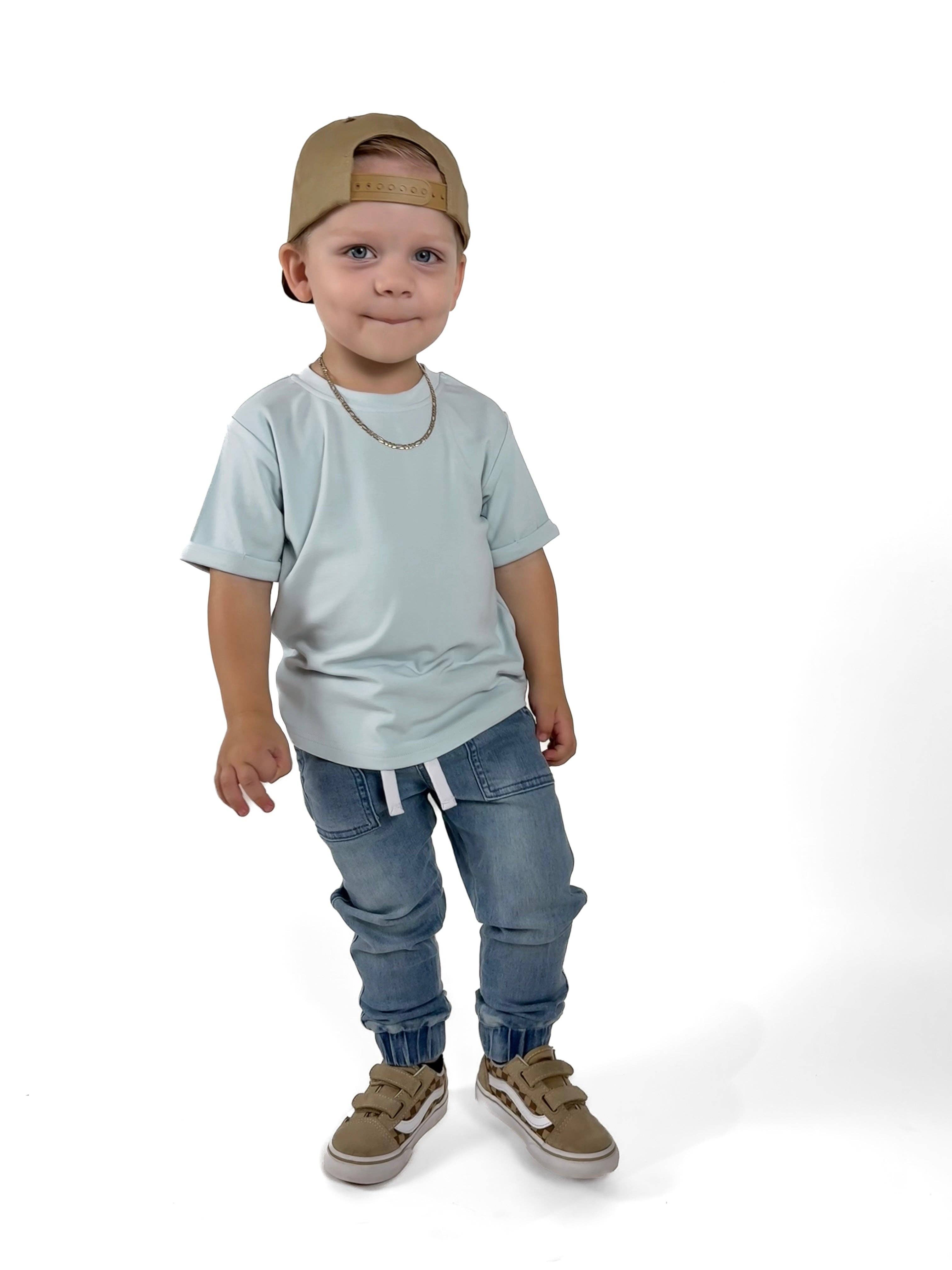 BAMBOO LUXE TEE - SKY