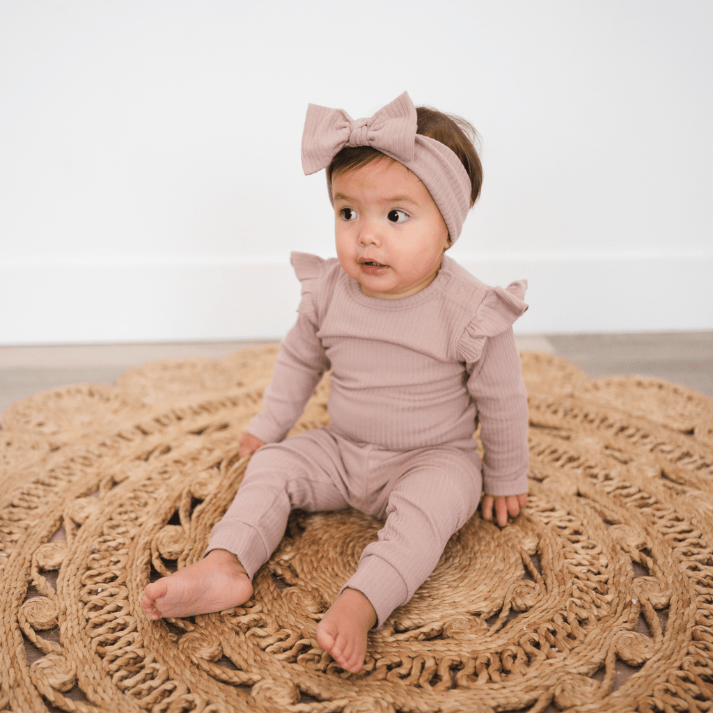 Organic Ribbed Cotton Legging