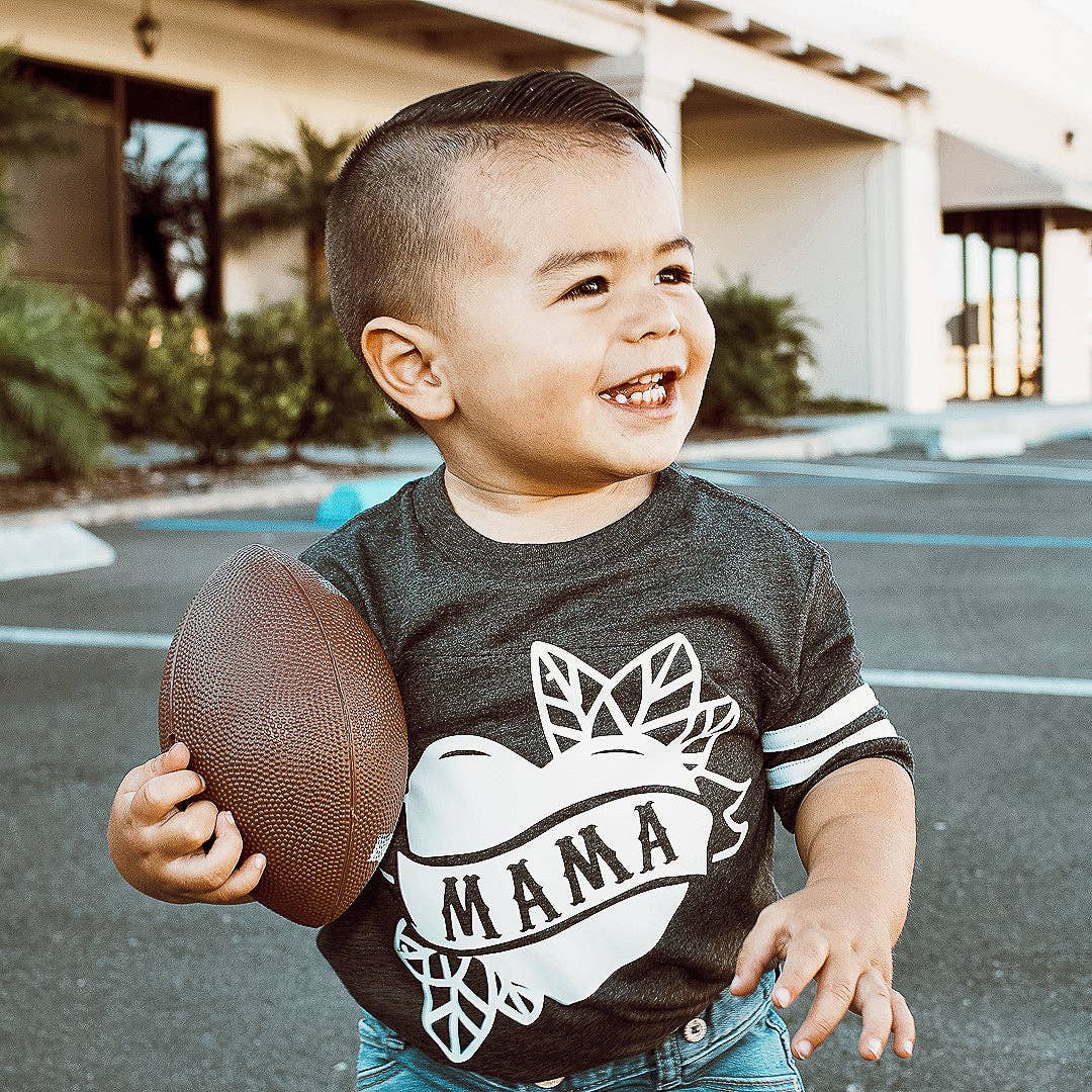 Mama Tattoo Heart - Toddler Tee, HEATHER GRAY