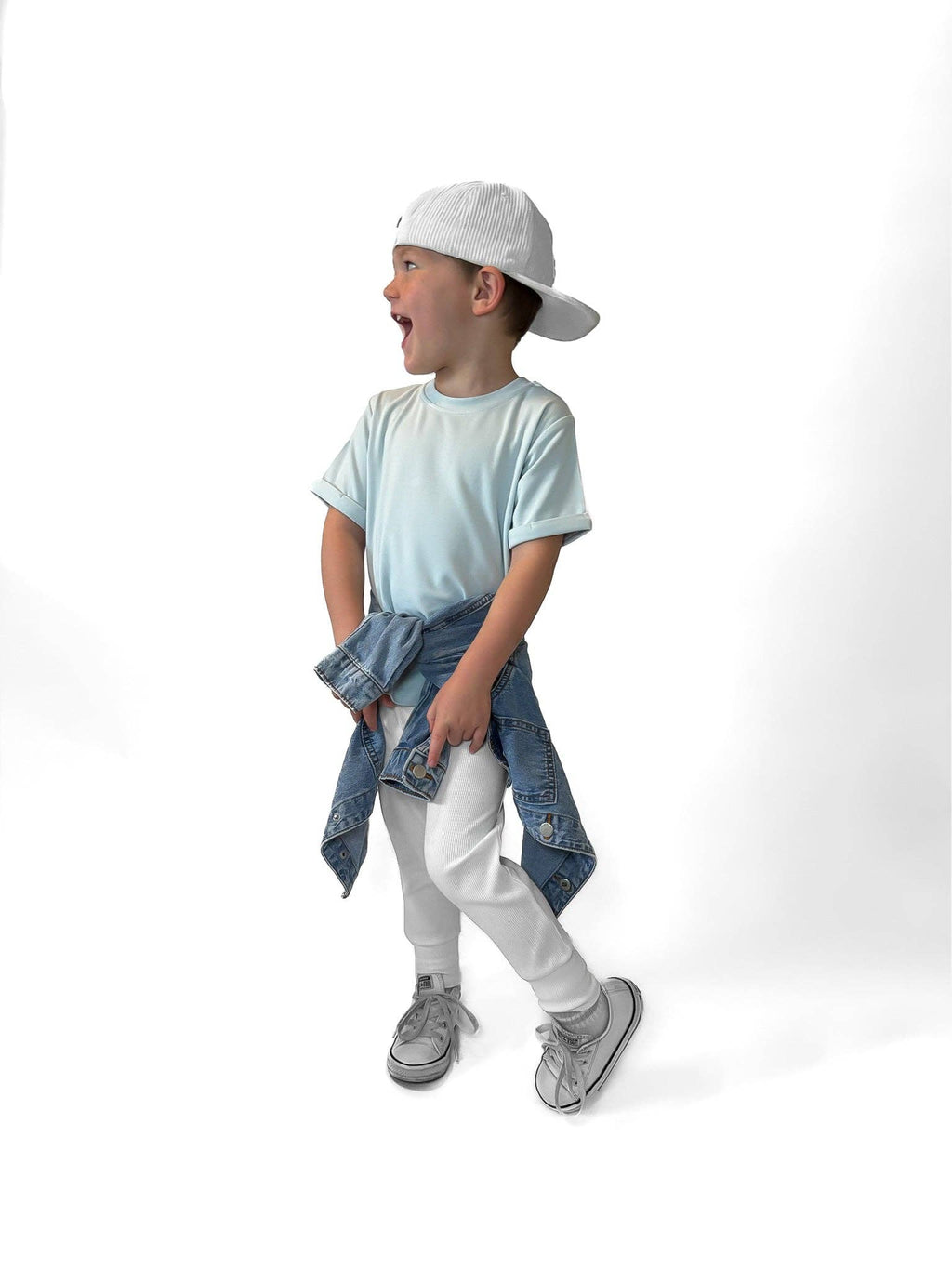 BAMBOO LUXE TEE - SKY