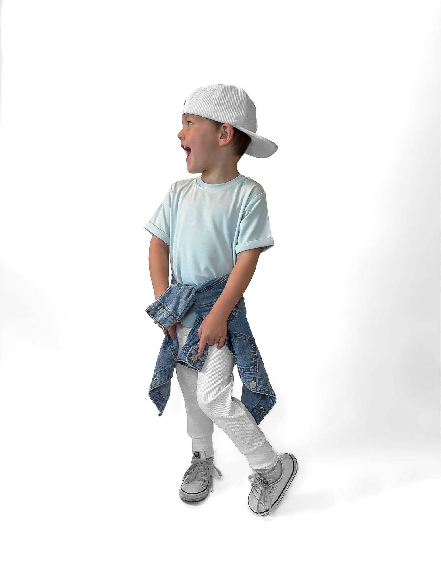 BAMBOO LUXE TEE - SKY