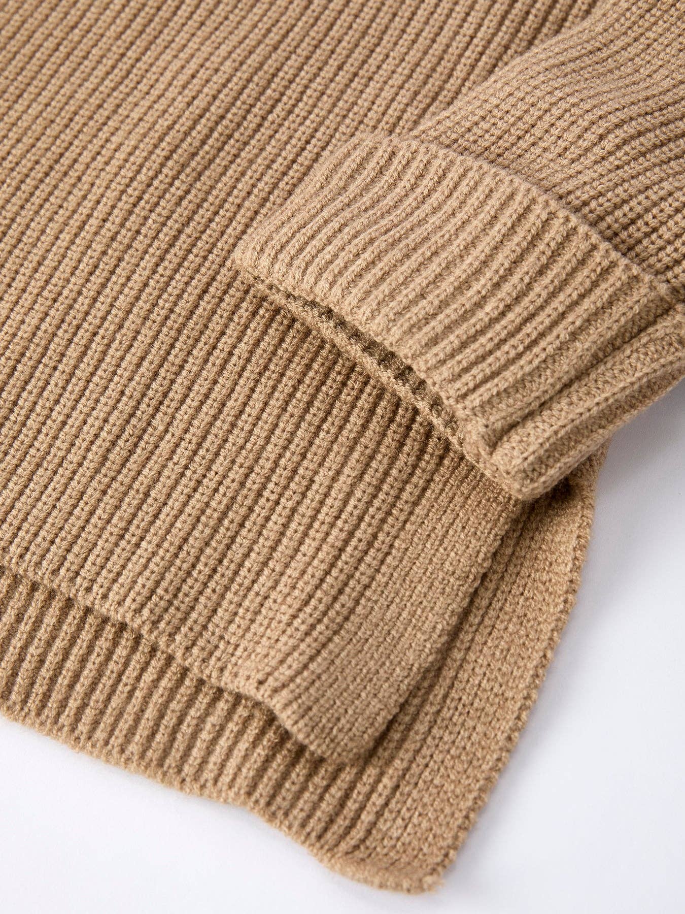 Fall Winter Outfit Knit Two-Piece Set for Girls,Brown